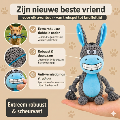 SpeelTrek™ KnuffelTouw – Het Ultieme Speelmaatje voor Jouw Hond