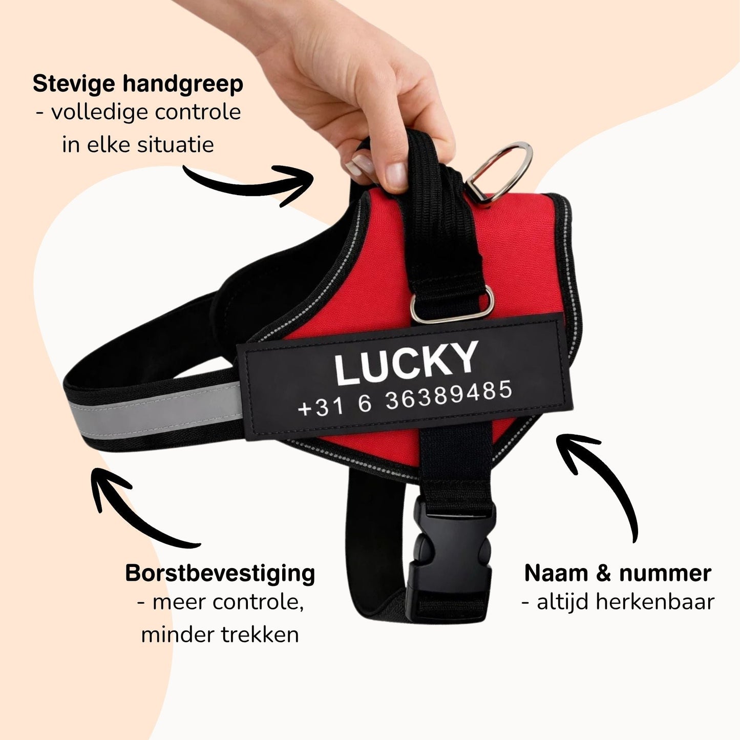 Gepersonaliseerd Hondentuigje